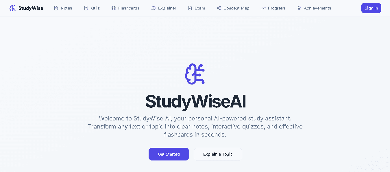 StudyWise AI